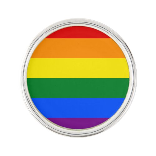 LGBT pride flag Lapel Pin