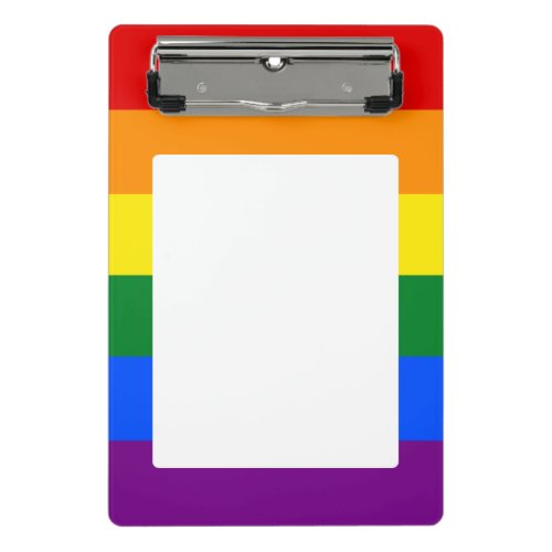 LGBT pride flag Mini Clipboard