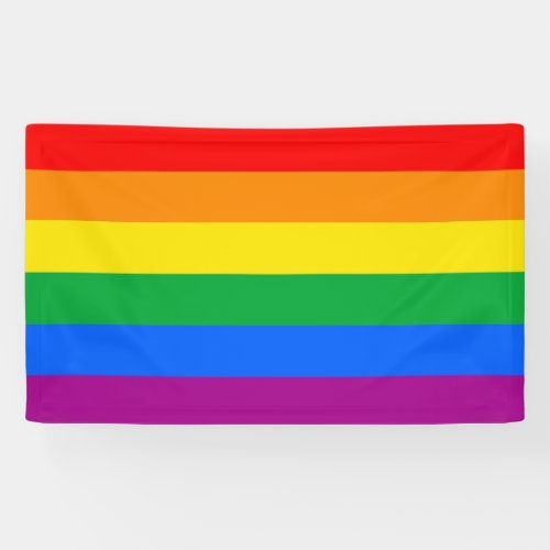 LGBT Pride Flag  Rainbow Flag Banner