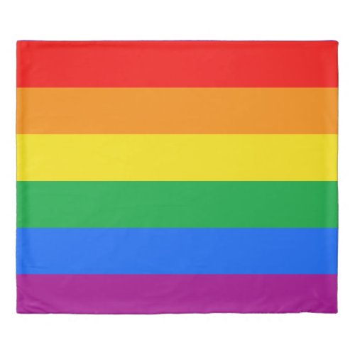 LGBT Pride Flag  Rainbow Flag Duvet Cover