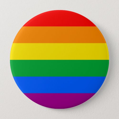 LGBT Pride Flag  Rainbow Flag Pinback Button