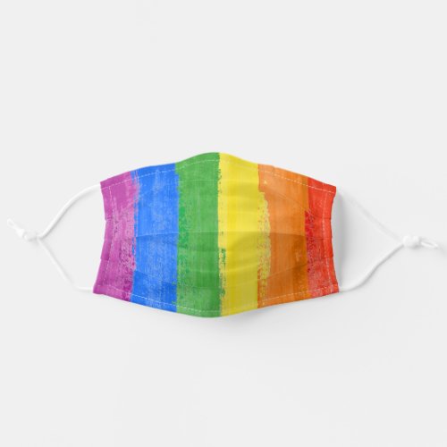 LGBT PRIDE FLAG Traditional Painted Adult Cloth Face Mask