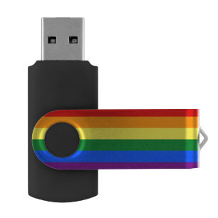 LGBT pride flag USB Flash Drive