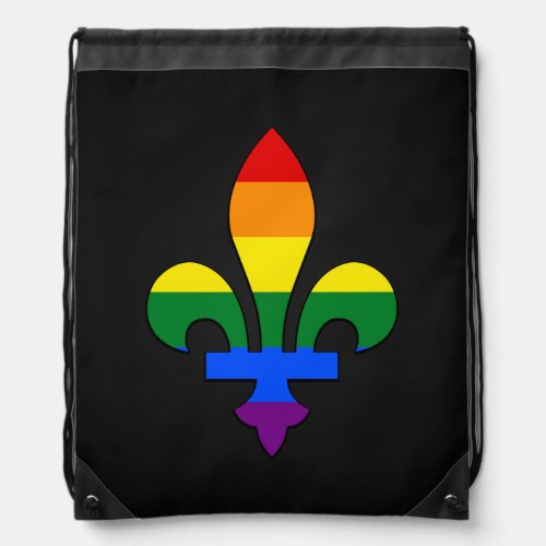 LGBT pride fleur_de_lis Backpack