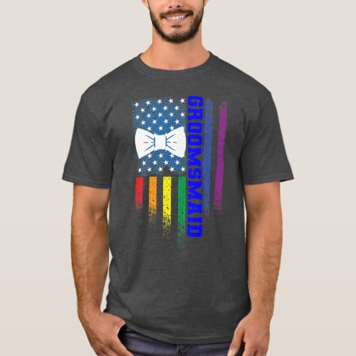 Lgbt Pride Gay Bachelor Party Engagement 1348  T_Shirt