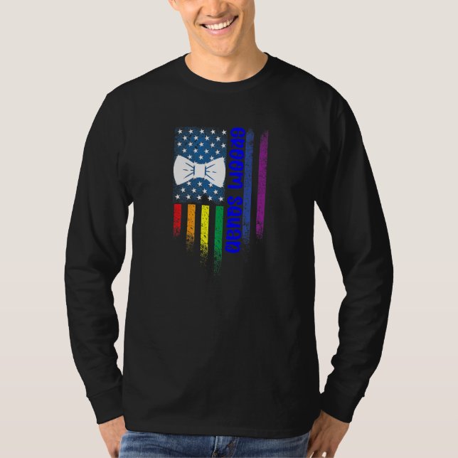 Lgbt Pride Gay Bachelor Party Engagement  6 T-Shirt (Front)