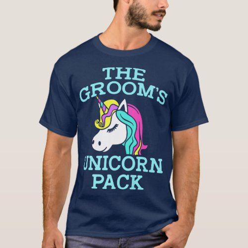 Lgbt Pride Gay Bachelor Party Unicorn Pack Engagem T_Shirt
