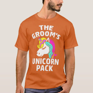 Lgbt Pride Gay Bachelor Party Unicorn Pack Engagem T-Shirt