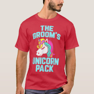 Lgbt Pride Gay Bachelor Party Unicorn Pack Engagem T-Shirt
