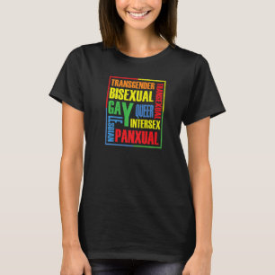Lgbt Pride Gay Lesbian Lgbtq Gender Human Rights   T-Shirt