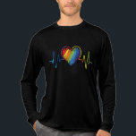 LGBT Pride Gay Lesbian Modern Rainbow Heartbeat Tri-Blend Shirt<br><div class="desc">LGBT Pride Gay Lesbian Modern Rainbow Heartbeat T-Shirt. This modern LGBT themed design features a rainbow colored video game controller #LGBT #gay #pride #lesbian #bisexual #transgender #queer #equality #rainbow #fashion #fashionable #style #stylish #love</div>