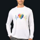 LGBT Pride Gay Lesbian Modern Rainbow Heartbeat Tri-Blend Shirt<br><div class="desc">LGBT Pride Gay Lesbian Modern Rainbow Heartbeat T-Shirt. This modern LGBT themed design features a rainbow colored video game controller #LGBT #gay #pride #lesbian #bisexual #transgender #queer #equality #rainbow #fashion #fashionable #style #stylish #love</div>
