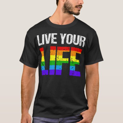LGBT Pride Gay Lesbian Rainbow Flag Gift 9 _stan T_Shirt