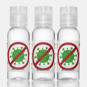 LGBT Pride Glitter Spread Love Not Germs Hand Sani Sanitizer