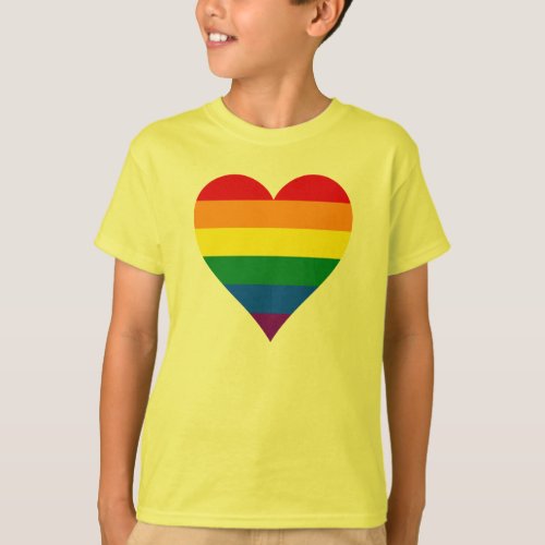 LGBT pride heart T_Shirt