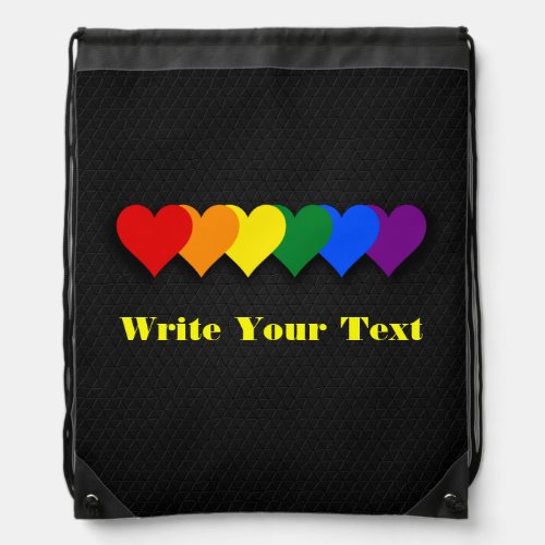 LGBT pride hearts Backpack