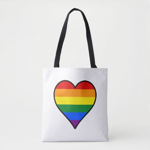 LGBT pride hearts Backpack Tote Bag