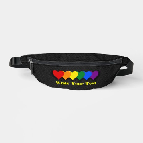 LGBT pride hearts  Fanny Pack