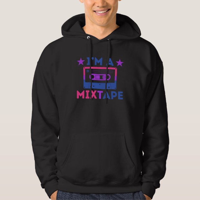 LGBT Pride I m A Mixtape Bisexual LGBTQ Support Eq Hoodie (Front)