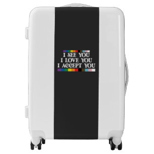 LGBT Pride I See Love Accept You Support Luggage