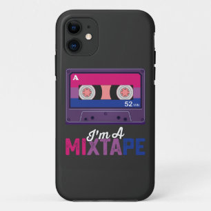 LGBT Pride Im A Mixtape Cassette Bi iPhone 11 Case