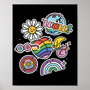 LGBT+Pride. love is love. Rainbow flag. Poster