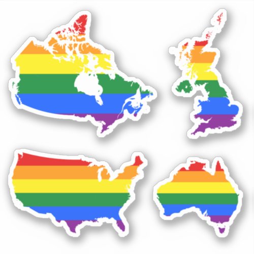 LGBT Pride Maps I Sticker