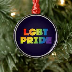 LGBT PRIDE METAL ORNAMENT