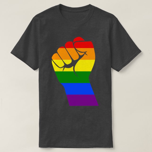 LGBT Pride Month Gifts 2020 Stand With LGBT T-Shirt (Design Front)