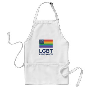 LGBT Pride Month United States Adult Apron