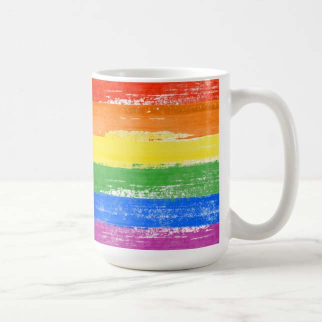 LGBT Pride Paint Coffee Mug (Right)