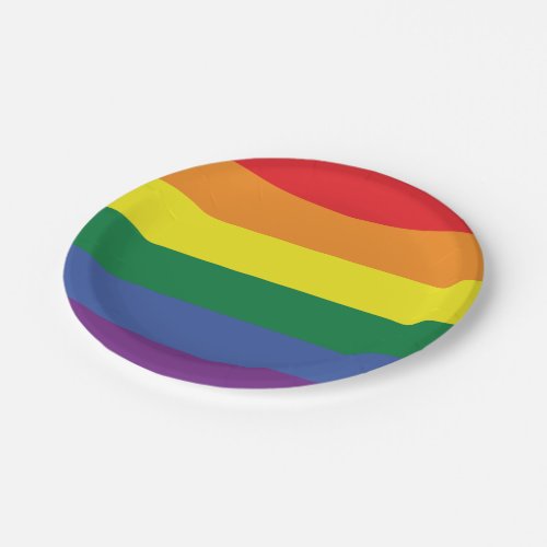 LGBT Pride Paper Plate