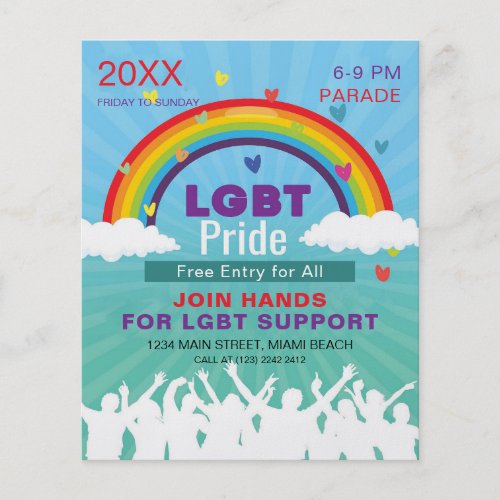 LGBT Pride Parade Flyer