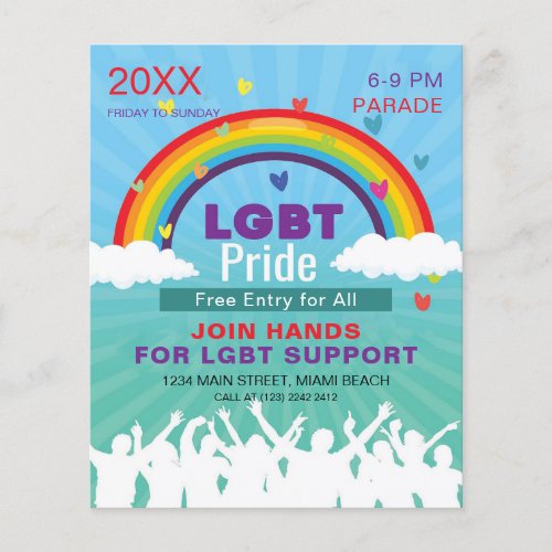 LGBT Pride Parade Flyer