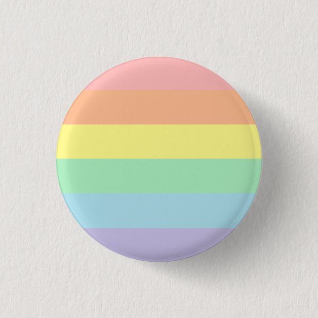 LGBT Pride Pastel Button (Front)