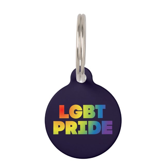 LGBT PRIDE PET ID TAG (Front)