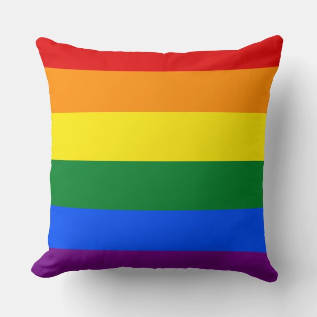 LGBT pride pillow (Front)