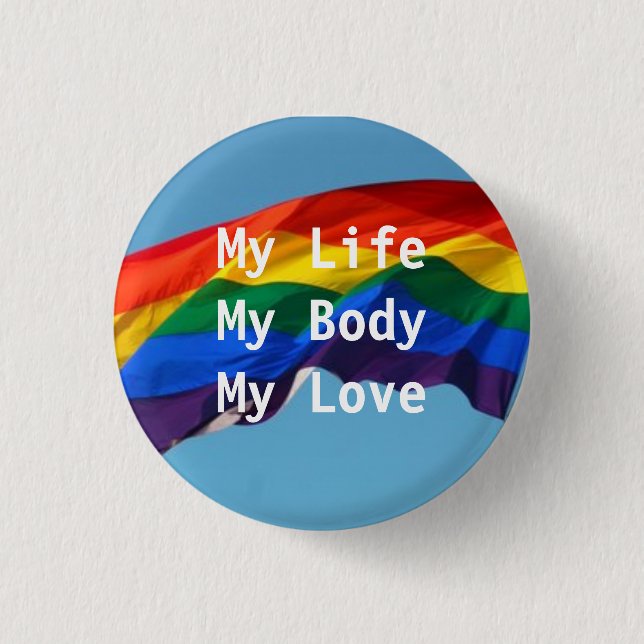 LGBT Pride Pin (Front)