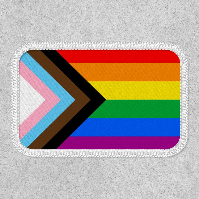 LGBT PRIDE (Progress Pride) Patch (Front)