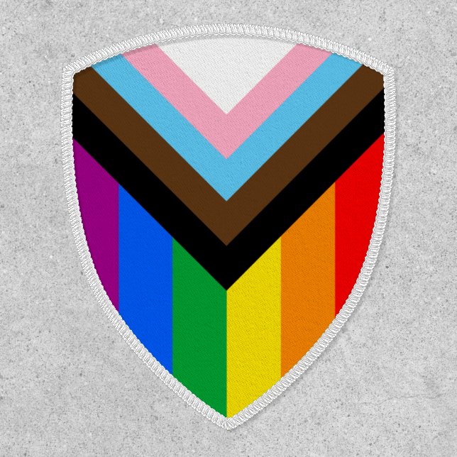 LGBT PRIDE (Progress Pride) Patch (Front)