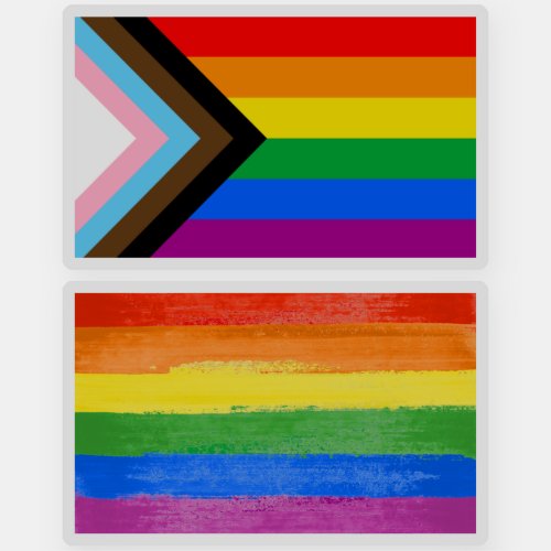 LGBT PRIDE Progress Pride Sticker