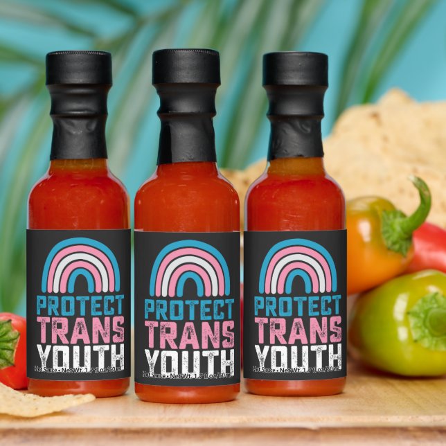 LGBT Pride Protect Trans Transgender Youth Kids Hot Sauces (Multi)