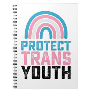 LGBT Pride Protect Trans Transgender Youth Kids Notebook