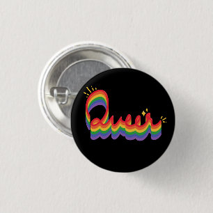 LGBT+ Pride. Queer love.           Button