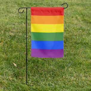 LGBT Pride Rainbow 2-sided Garden Flag