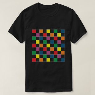 LGBT Pride Rainbow Checker Board T-Shirt