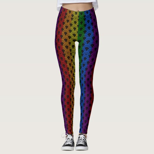 LGBT Pride Rainbow Color Pattern Leggings
