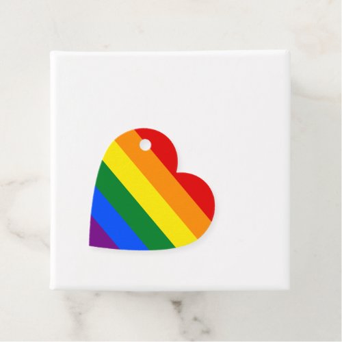LGBT Pride Rainbow Favor Tags