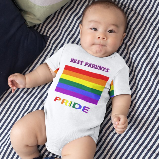 LGBT Pride Rainbow Flag Baby Bodysuit (LGBT Pride Rainbow Flag Baby Bodysuit)