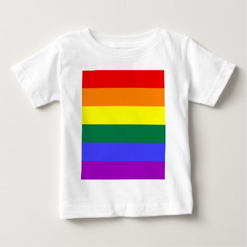 LGBT Pride Rainbow Flag Baby T_Shirt